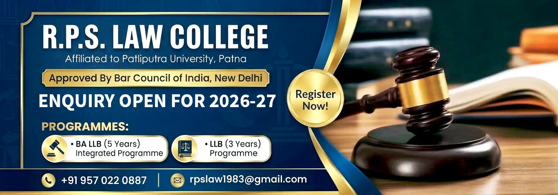 Rps Law College Banner