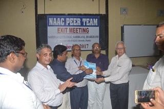 NAAC PEER REVISIT DATED 15-16sept 2017