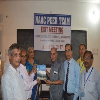 NAAC TEAM VISIT 28-29 April 2017