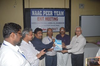 NAAC PEER REVISIT DATED 15-16sept 2017